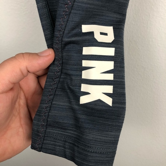 PINK by VICTORIA SECRET Pink Gray Athletic Pants Size Small - Picture 6 of 12